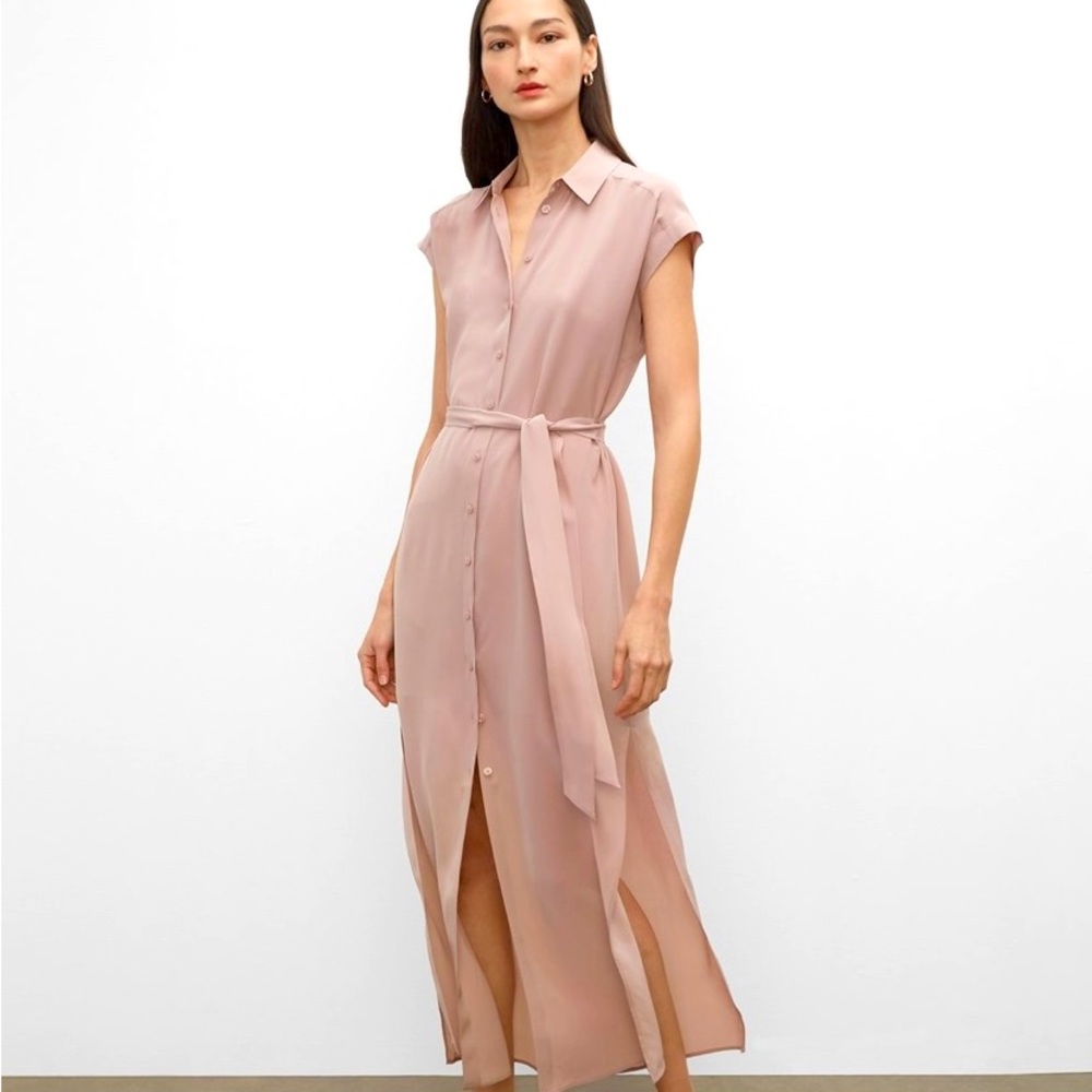 Club Monaco Danielle Silk Dress  in Pink size XS / 00 brand new/ never worn